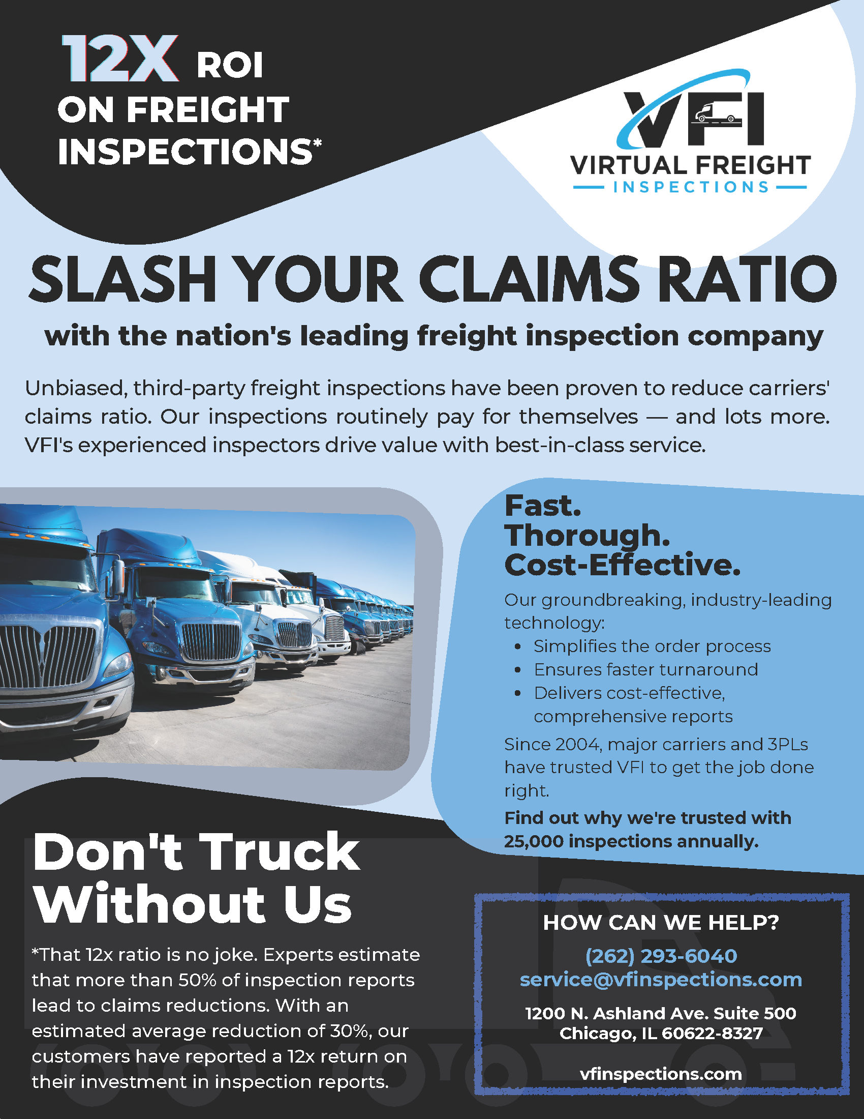 Freight Inspections deliver 12x ROI for LTL Carriers, Shippers, and 3PLs.